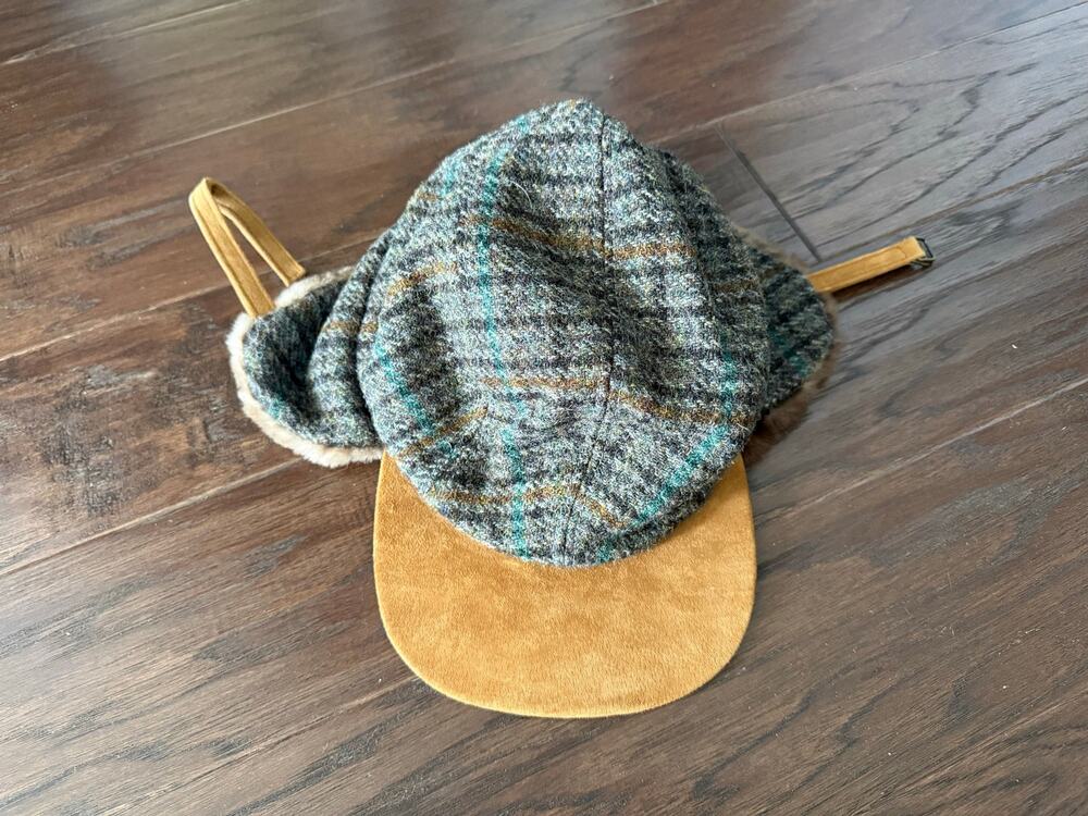 Harris Tweed Goorin Brothers Trapper Hat Large